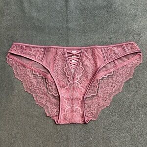 Victoria’s Secret Lace and Satin Trim Cheekini Panty